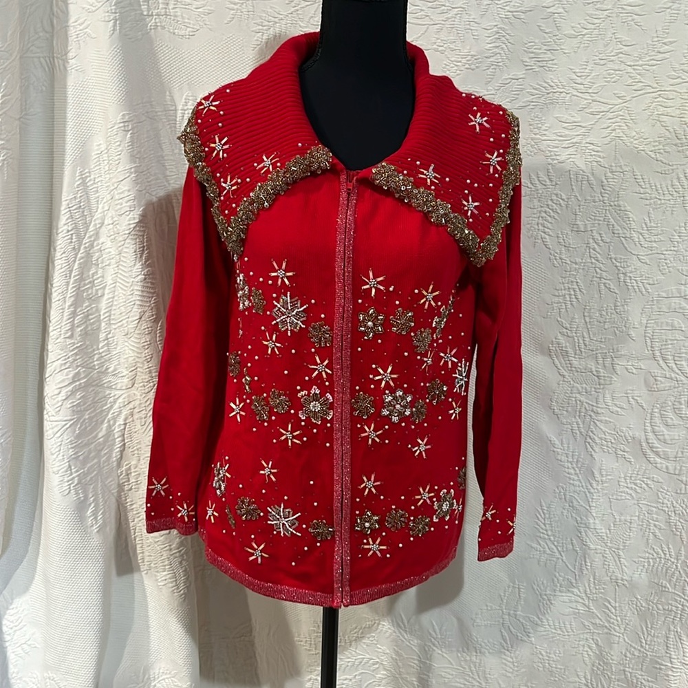 Berek holiday sweater, size medium